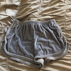 blue velvet John galt (brandy melville) shorts